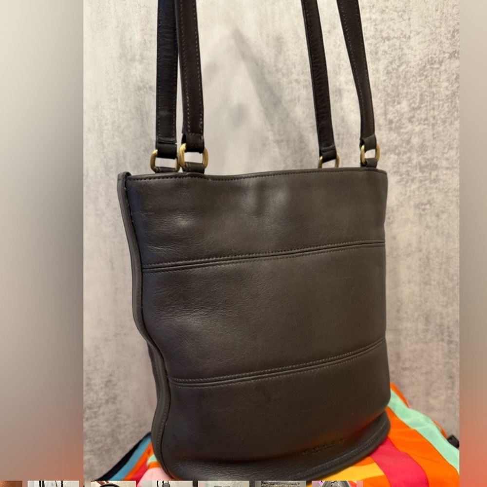 Coach Vintage Tribecca Tote Gray No 9099